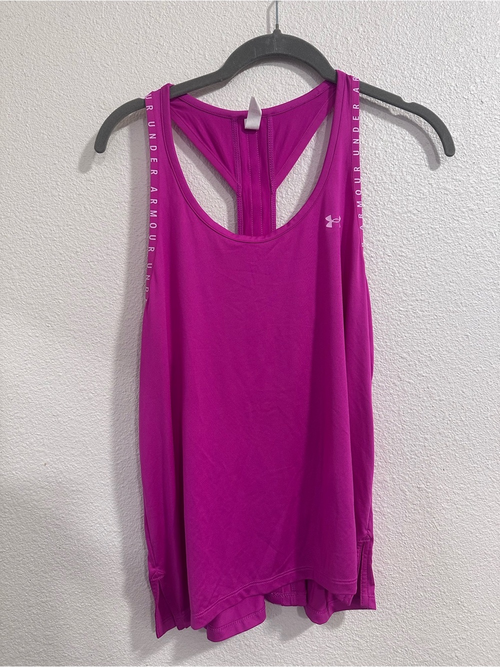 Under Armour Bright Magenta Racerback Tank Top